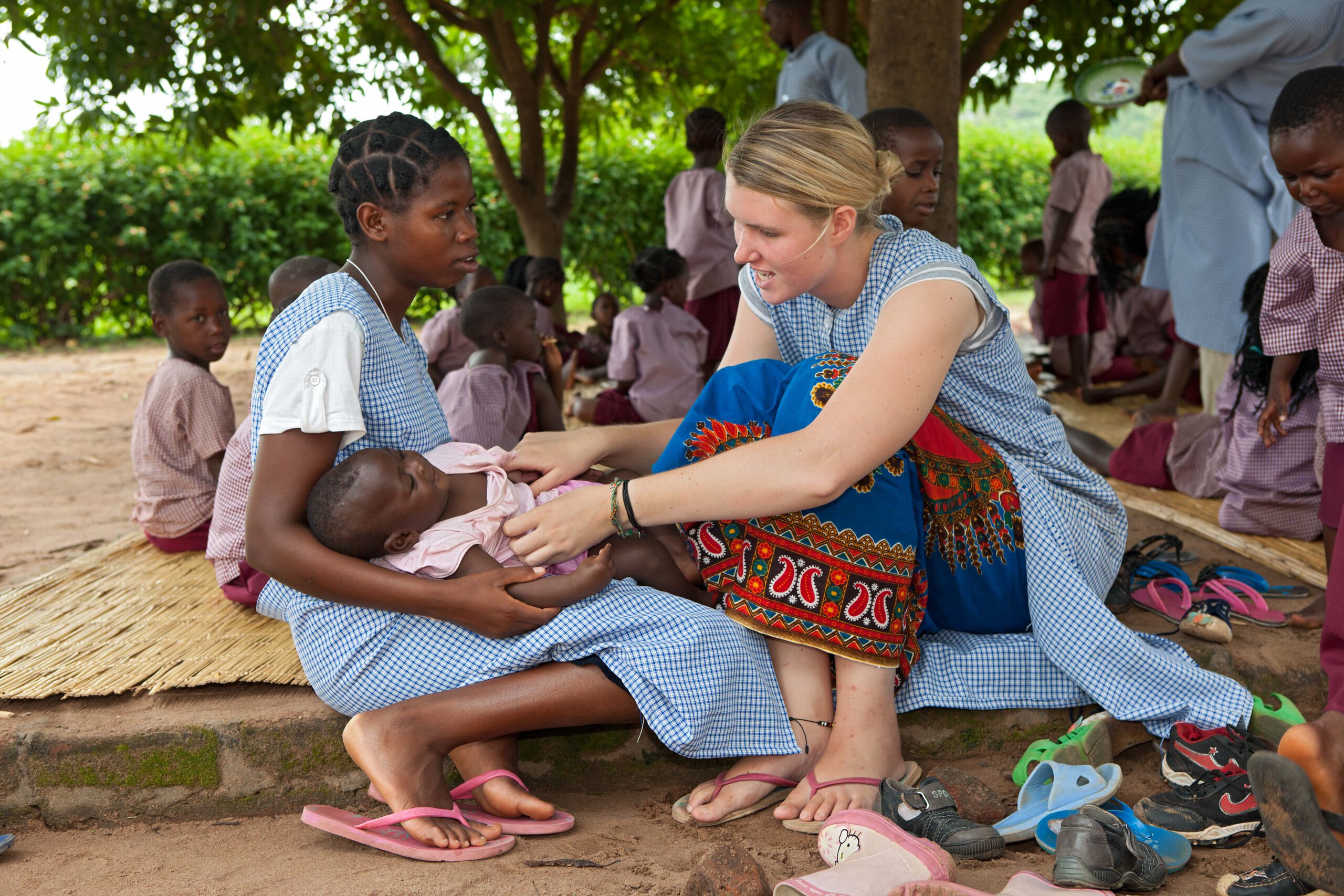 Freiwilligendienst-Leistende in Metarica/Mosambik. Foto: SMMP/Achim Pohl