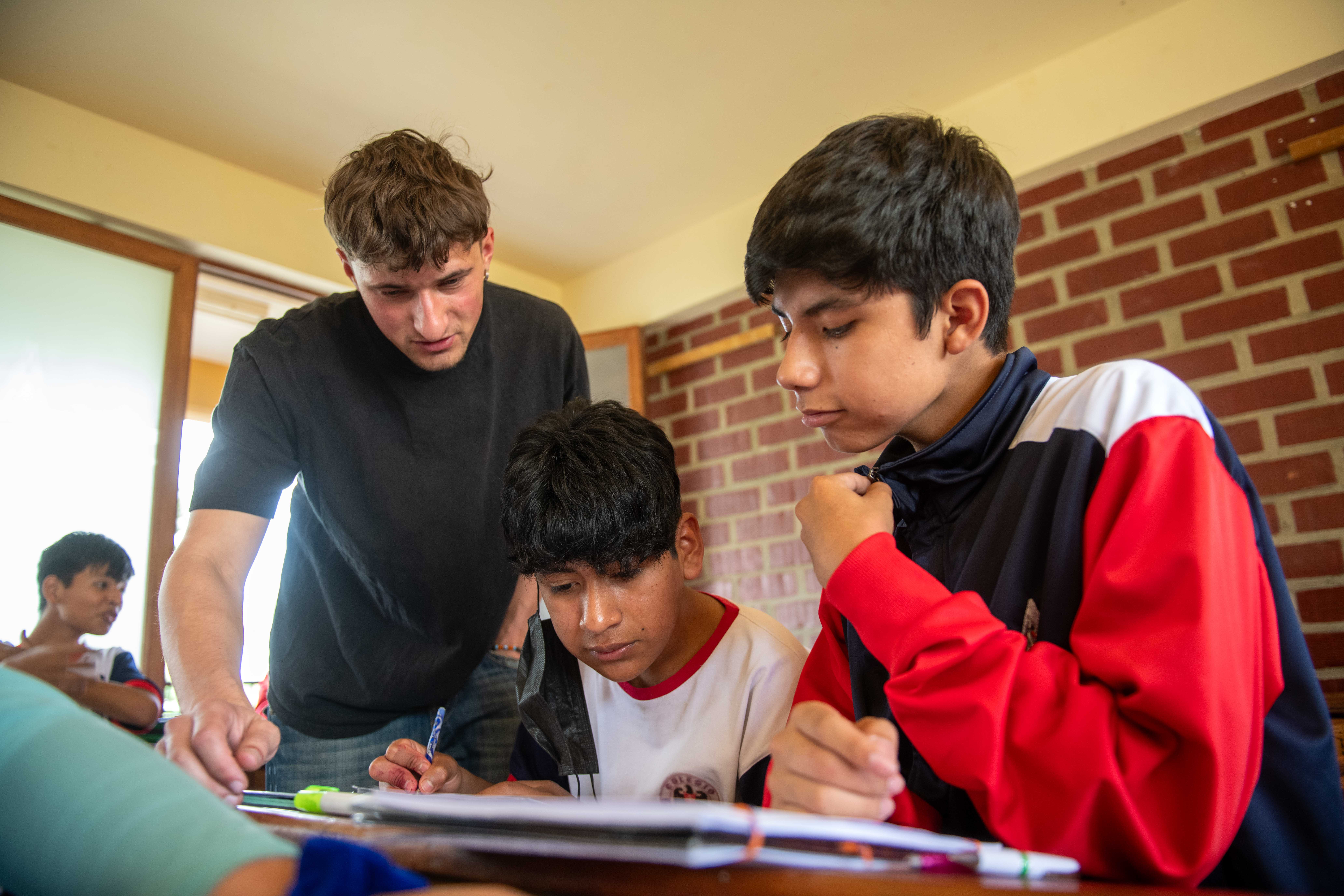 Freiwilligendienst-Leistender in Cochabamba/Bolivien. Foto: SMMP/Florian Kopp